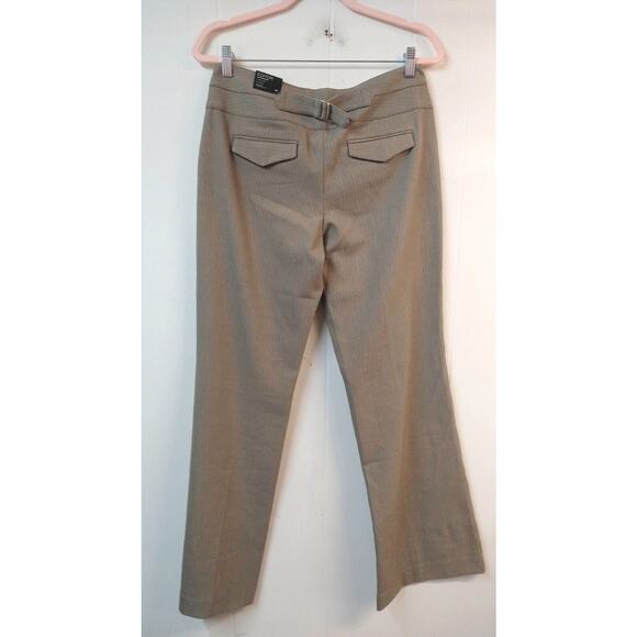 Express NWT Editor WM 8R Dress Pants Trousers Career Wear Corpcore Khaki Brown - Picture 2 of 6